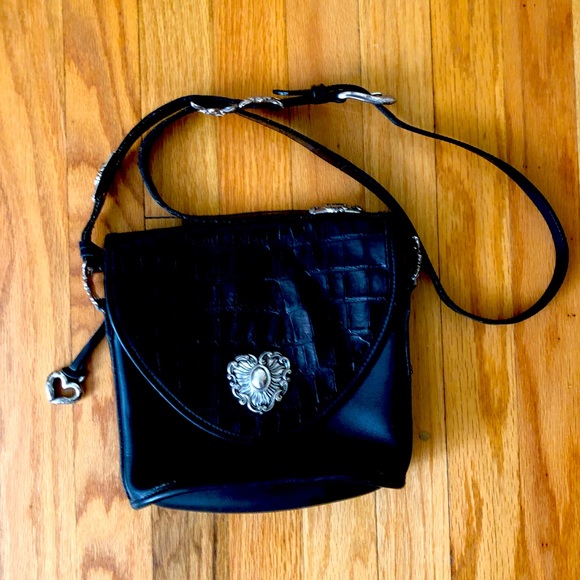 Brighton Handbags - Black Leather Brighton Leather Purse